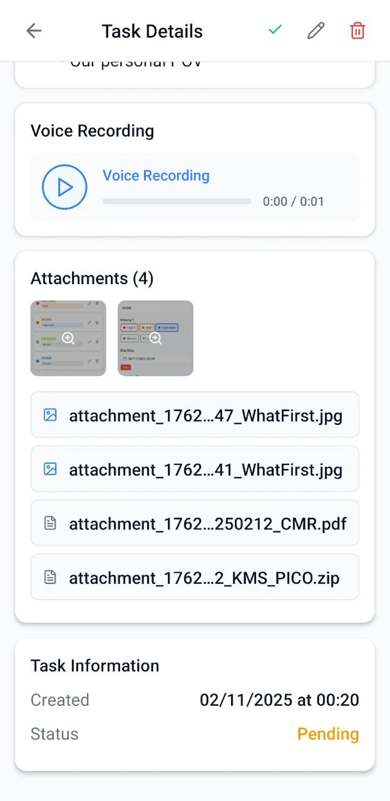 WhatFirst : To-Do List & Tasks screenshot 3