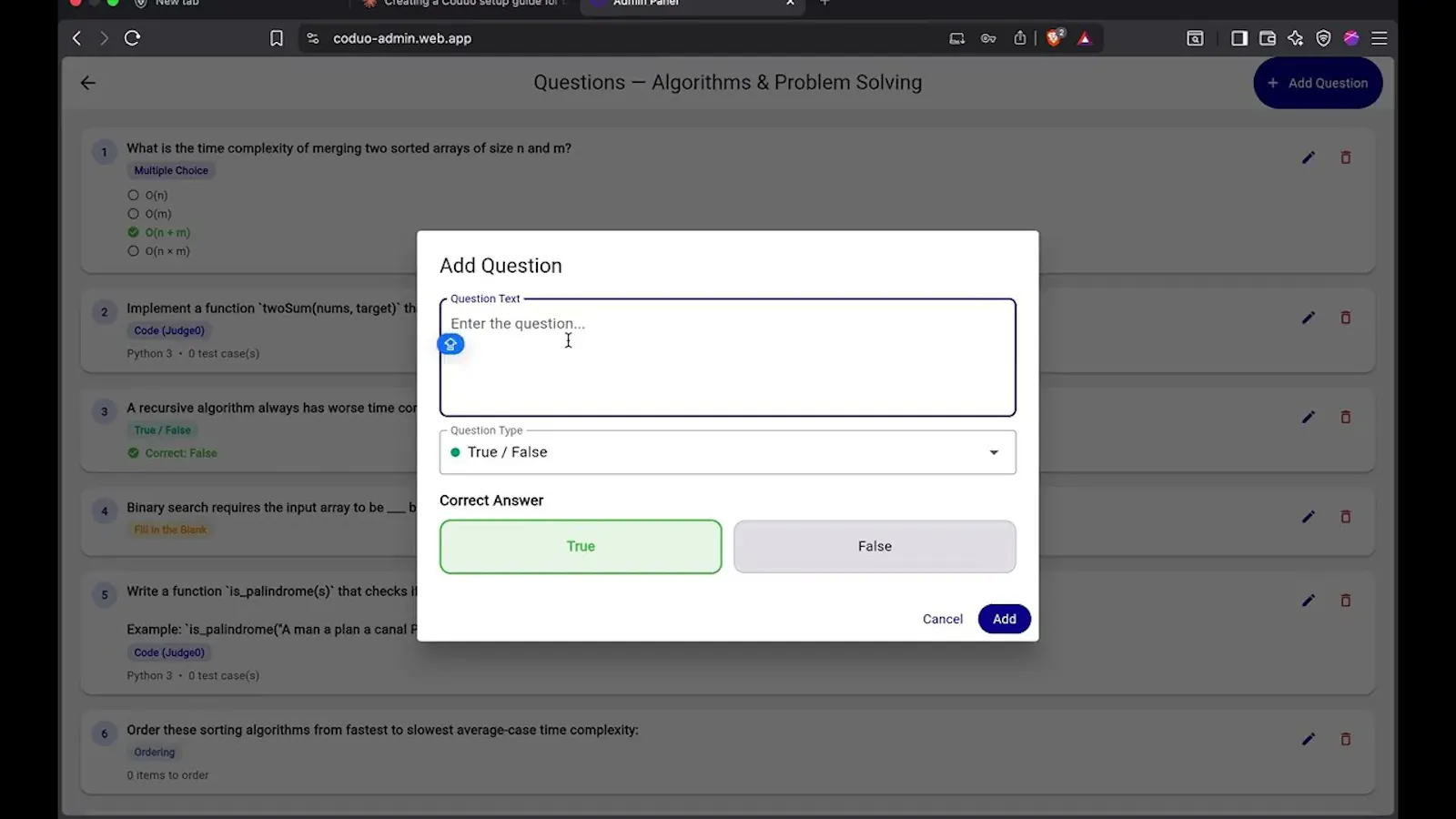 Coduo - Coding Education Mobile Platform screenshot 1 (video preview)