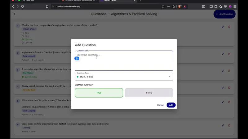 Coduo - Coding Education Mobile Platform screenshot 1 (video preview)