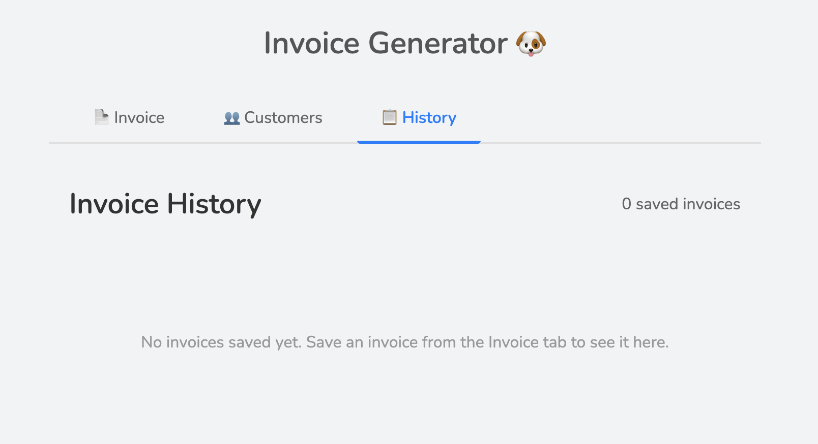 InvoiceDog - Invoice Generator - Screenshot 2 showing product features and functionality