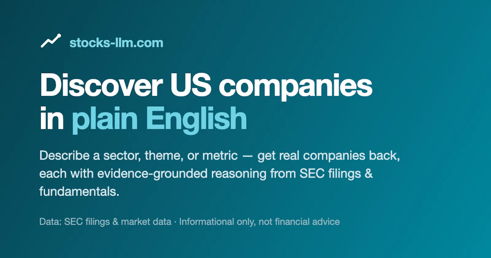 stocks-llm screenshot 1
