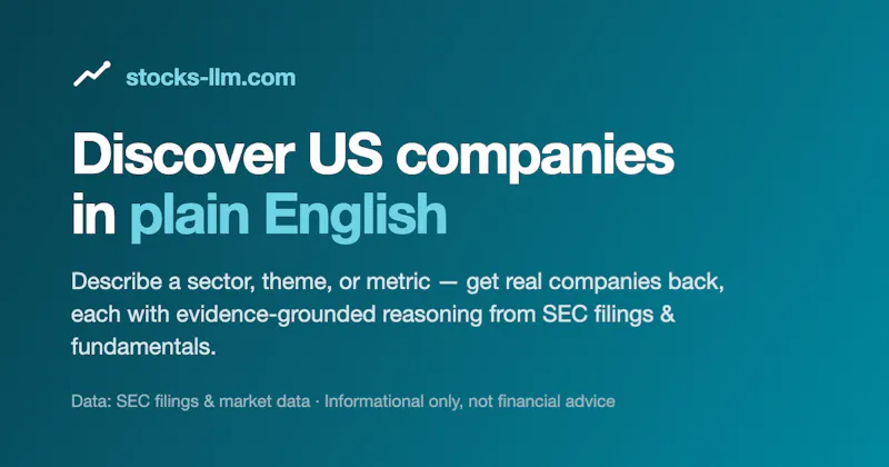 stocks-llm screenshot 1