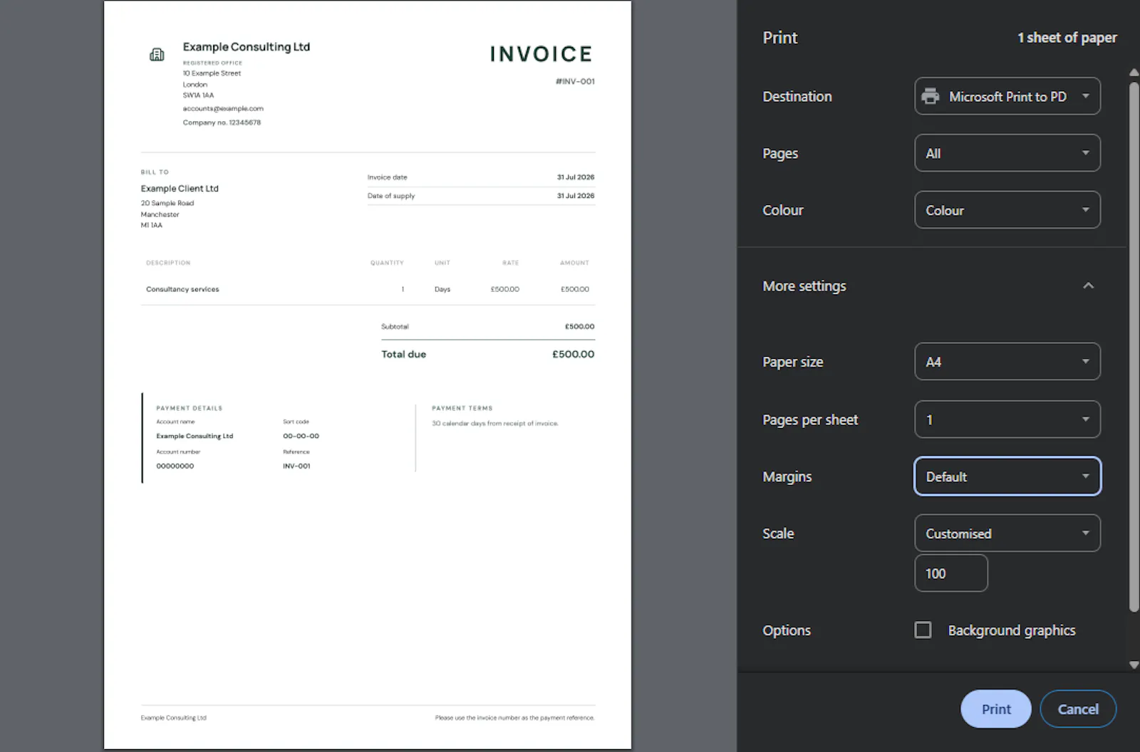 InvoicePaid screenshot 3