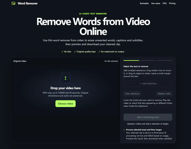 Word Remover screenshot 2