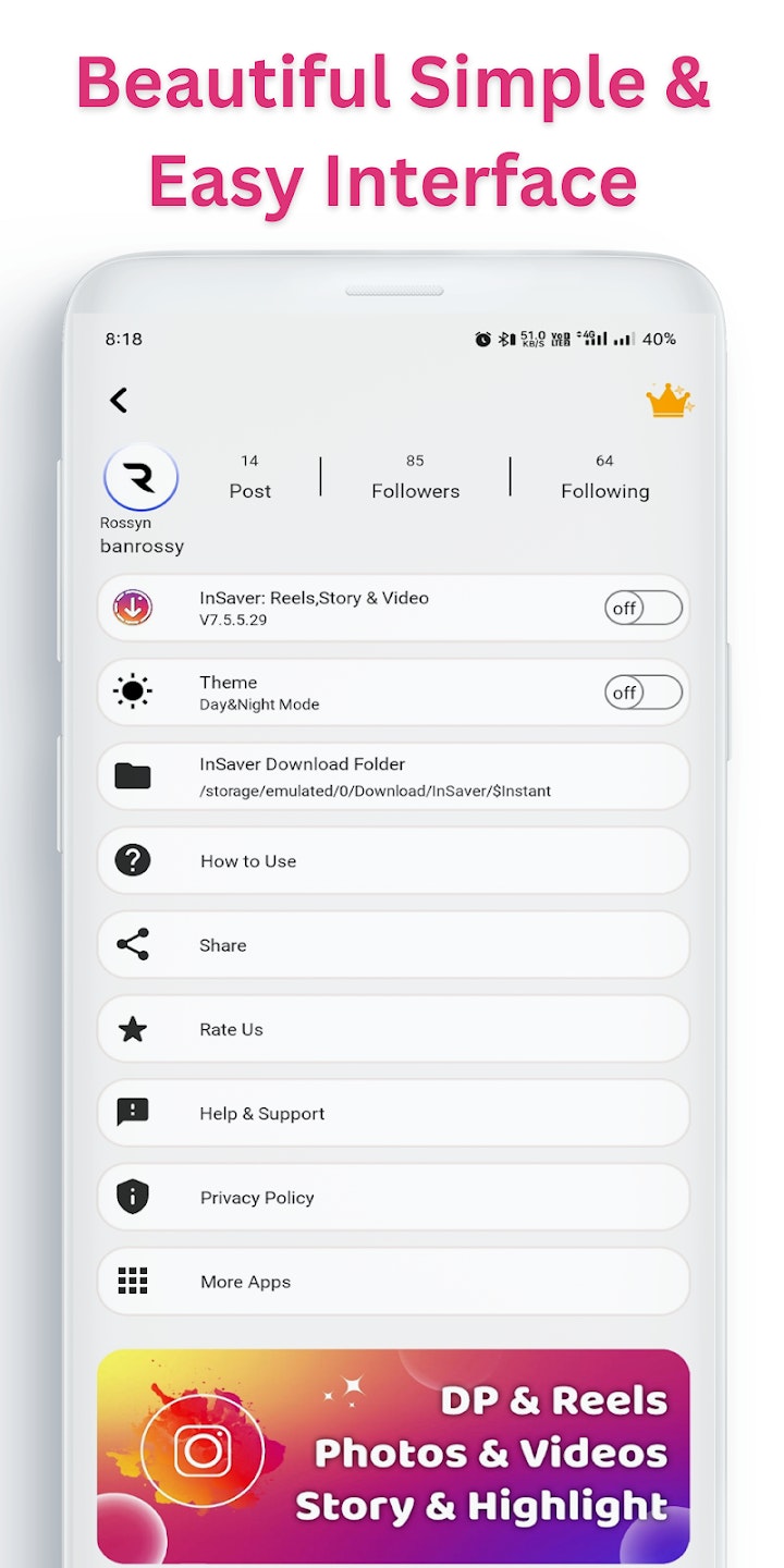 InSaver Instagram Story Reels Downloader media 8