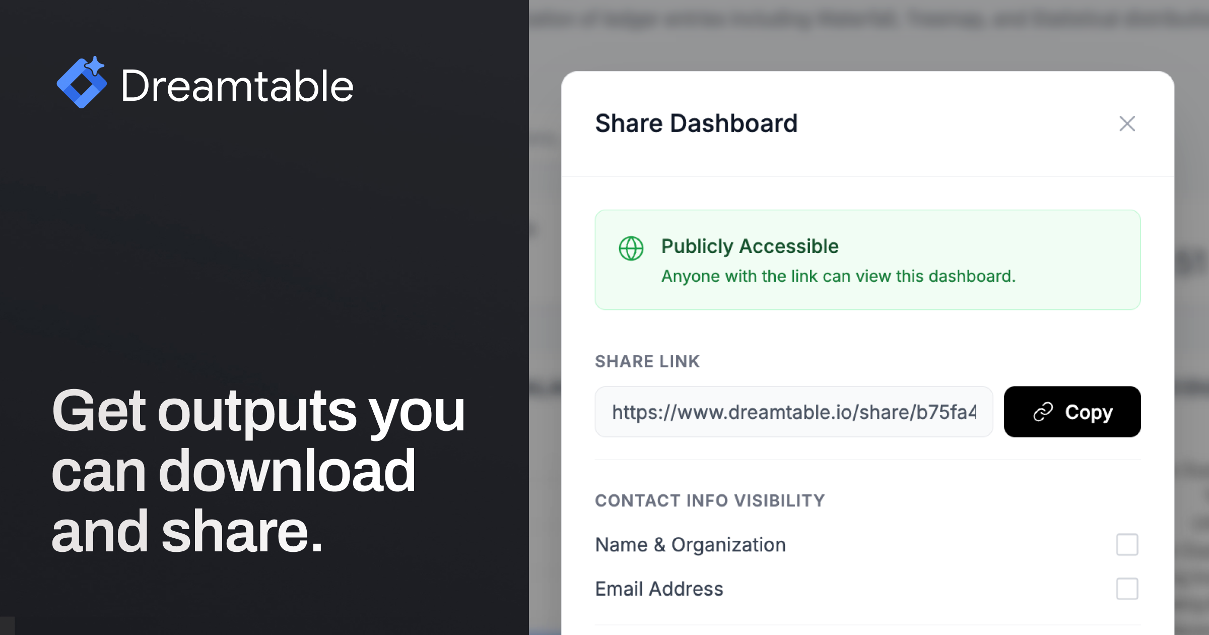 Dreamtable - Screenshot 3 showing product features and functionality