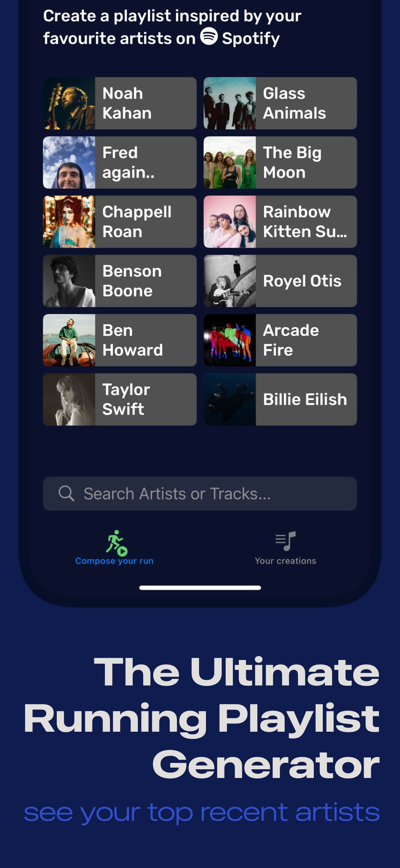 BeatStride: Playlist in esecuzione - Il perfetto produttore di playlist per i corridori su Spotify media 1