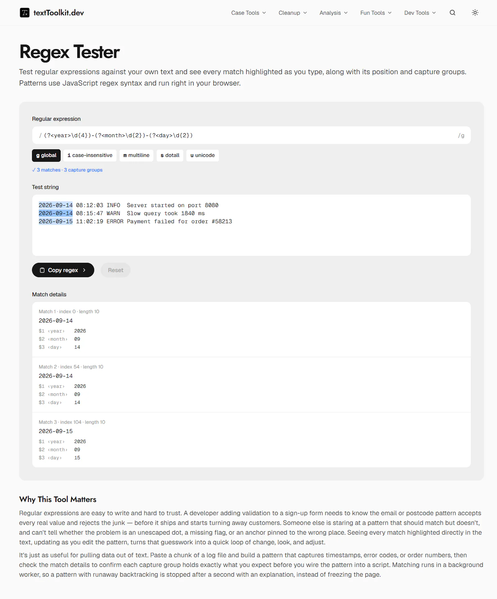 textToolkit.dev screenshot 3