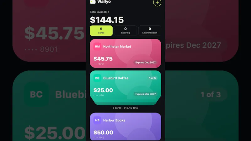 Wallyo screenshot 1 (video preview)