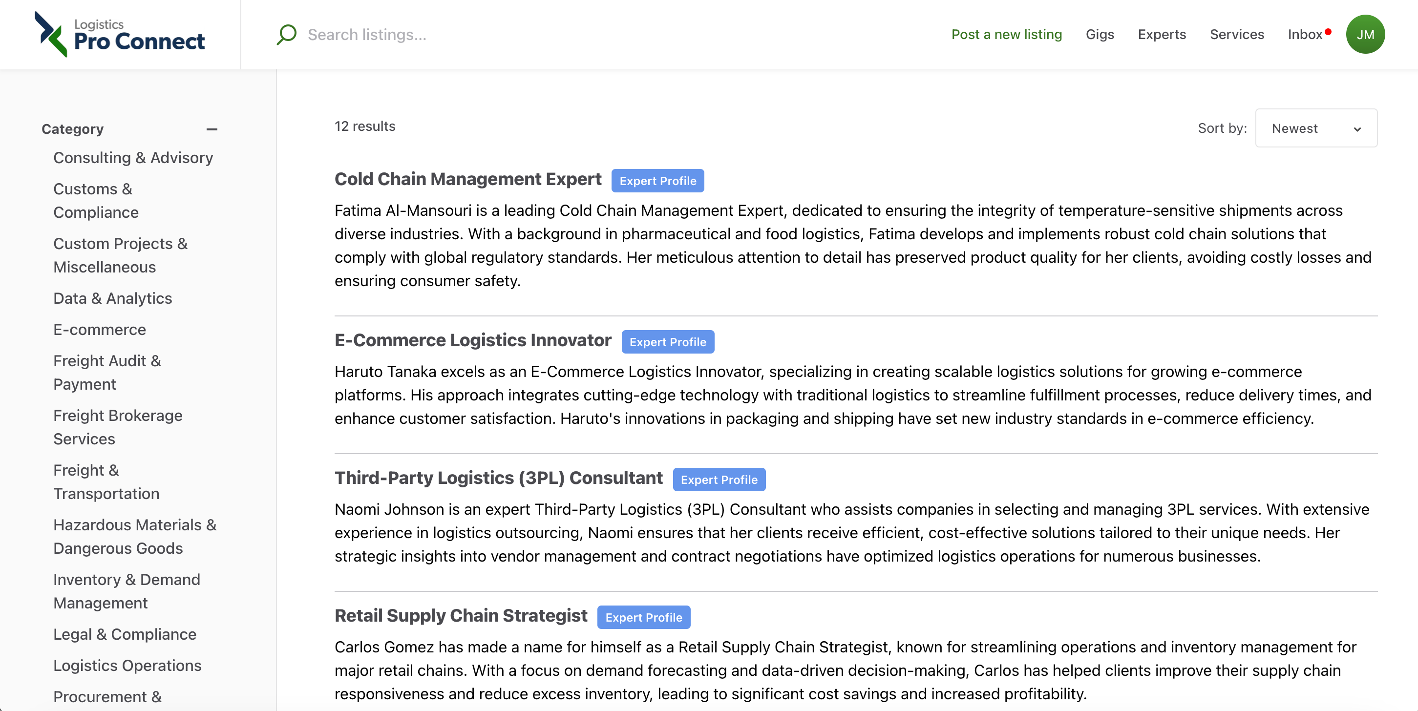 Logistics Pro Connect - Logística de expertos y ayuda de la cadena de suministro, bajo demanda media 5