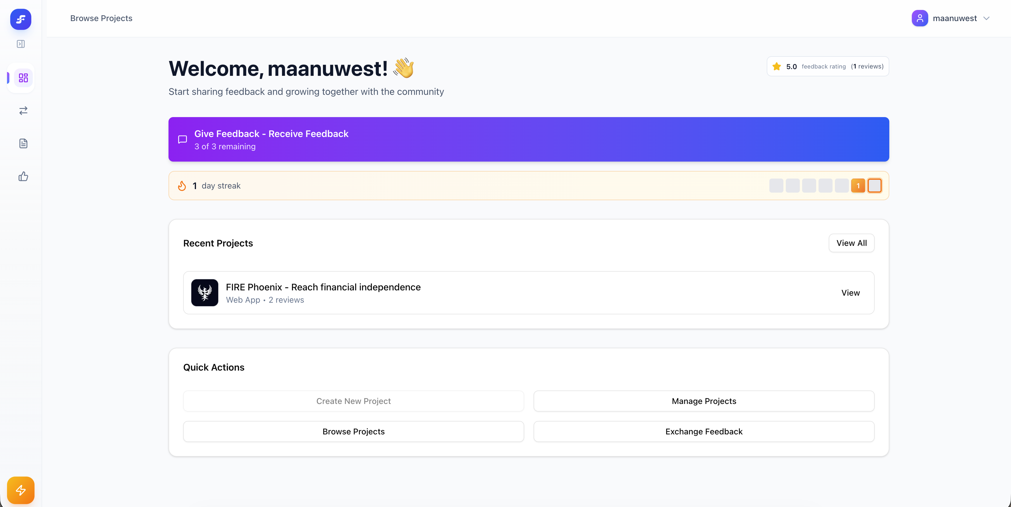 FeedbackSwap - Screenshot 3 showing product features and functionality