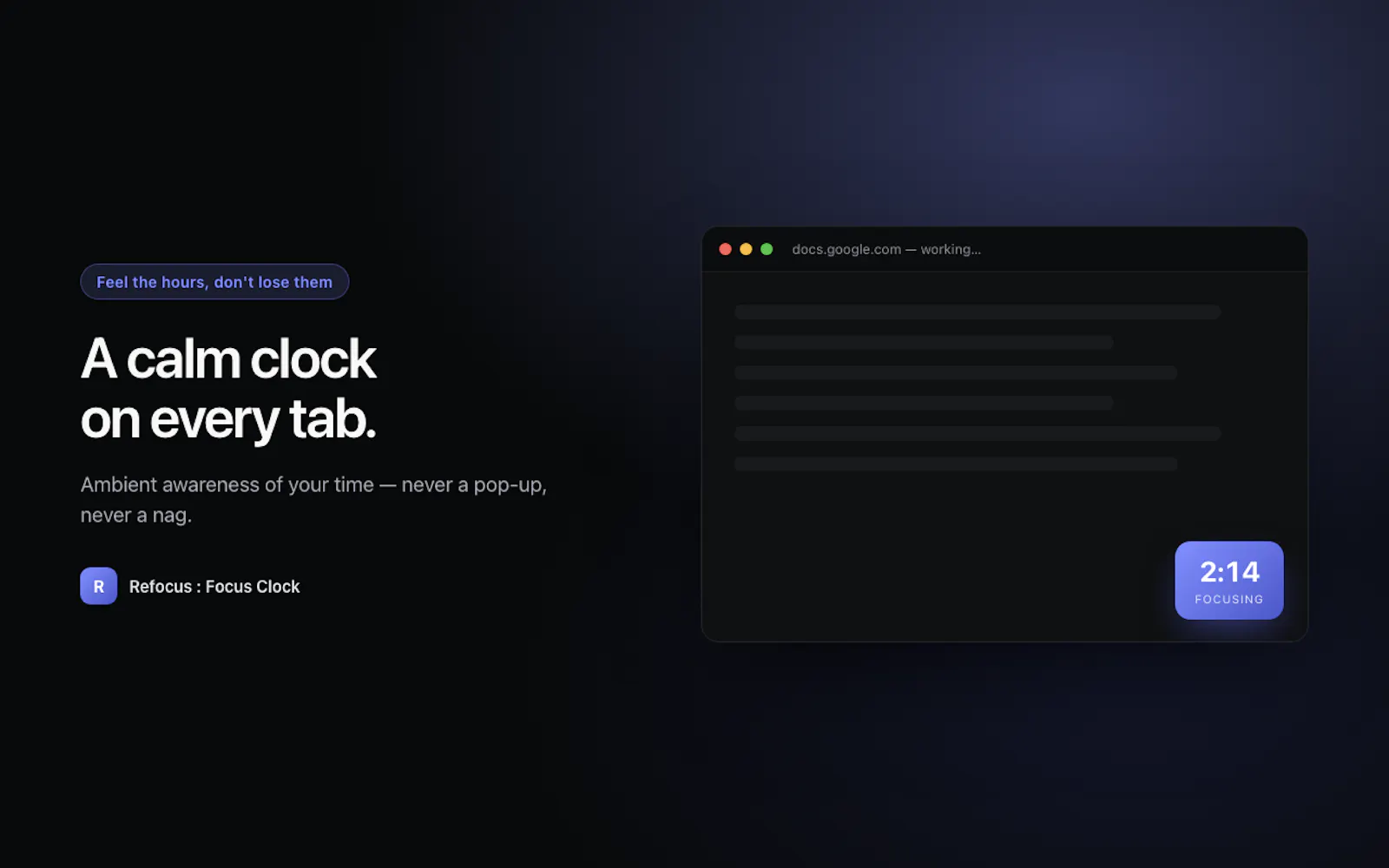Refocus screenshot 5
