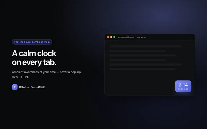 Refocus screenshot 5
