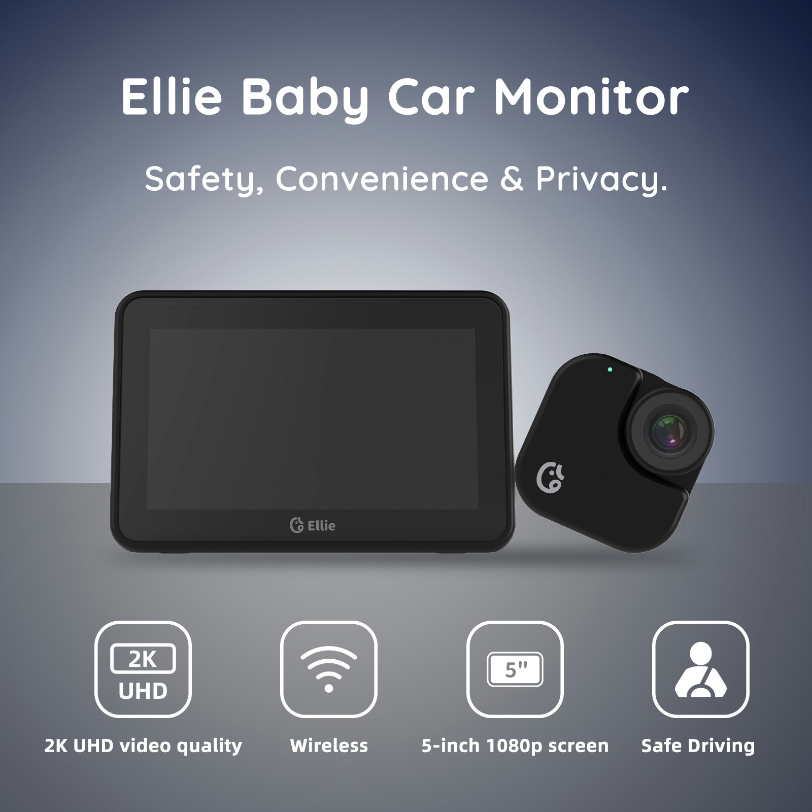 Ellie Baby Car Monitor media 5