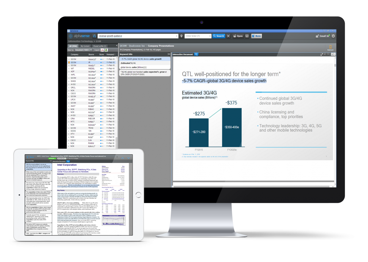 AlphaSense gallery image