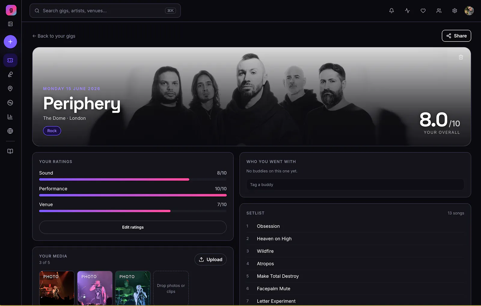 gigstr screenshot 5