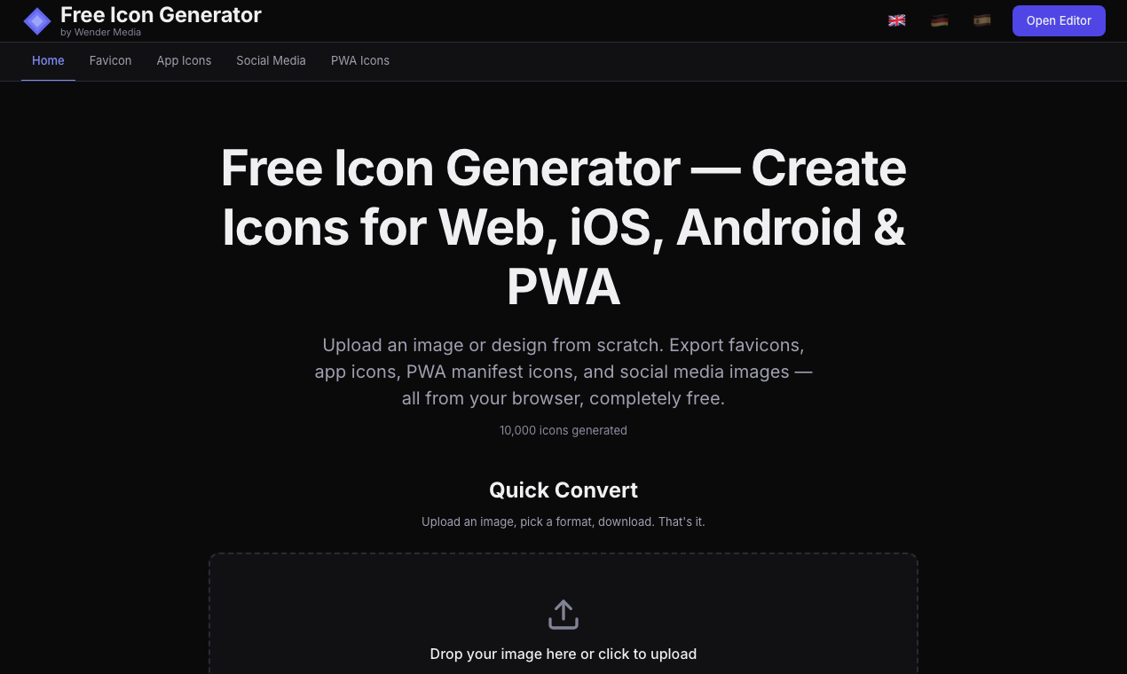 Free Icon Generator — all platforms gallery image
