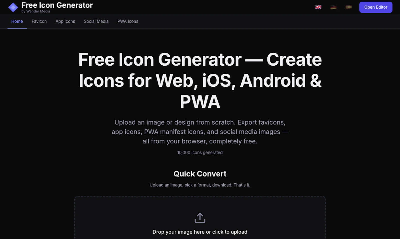 Free Icon Generator — all platforms screenshot 1