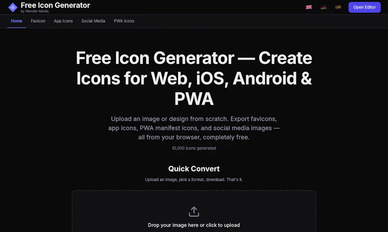 Free Icon Generator — all platforms screenshot 1