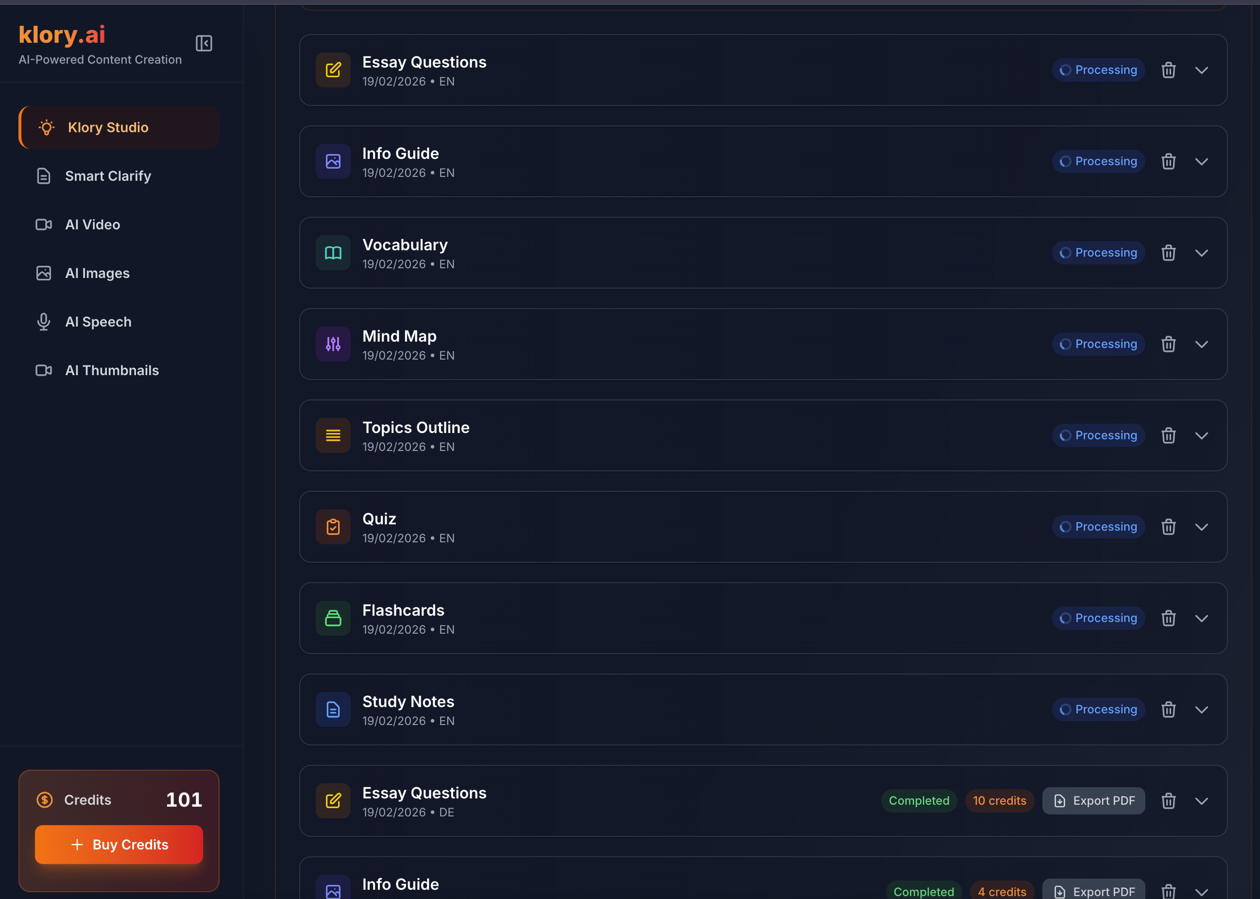 Klory.ai gallery image