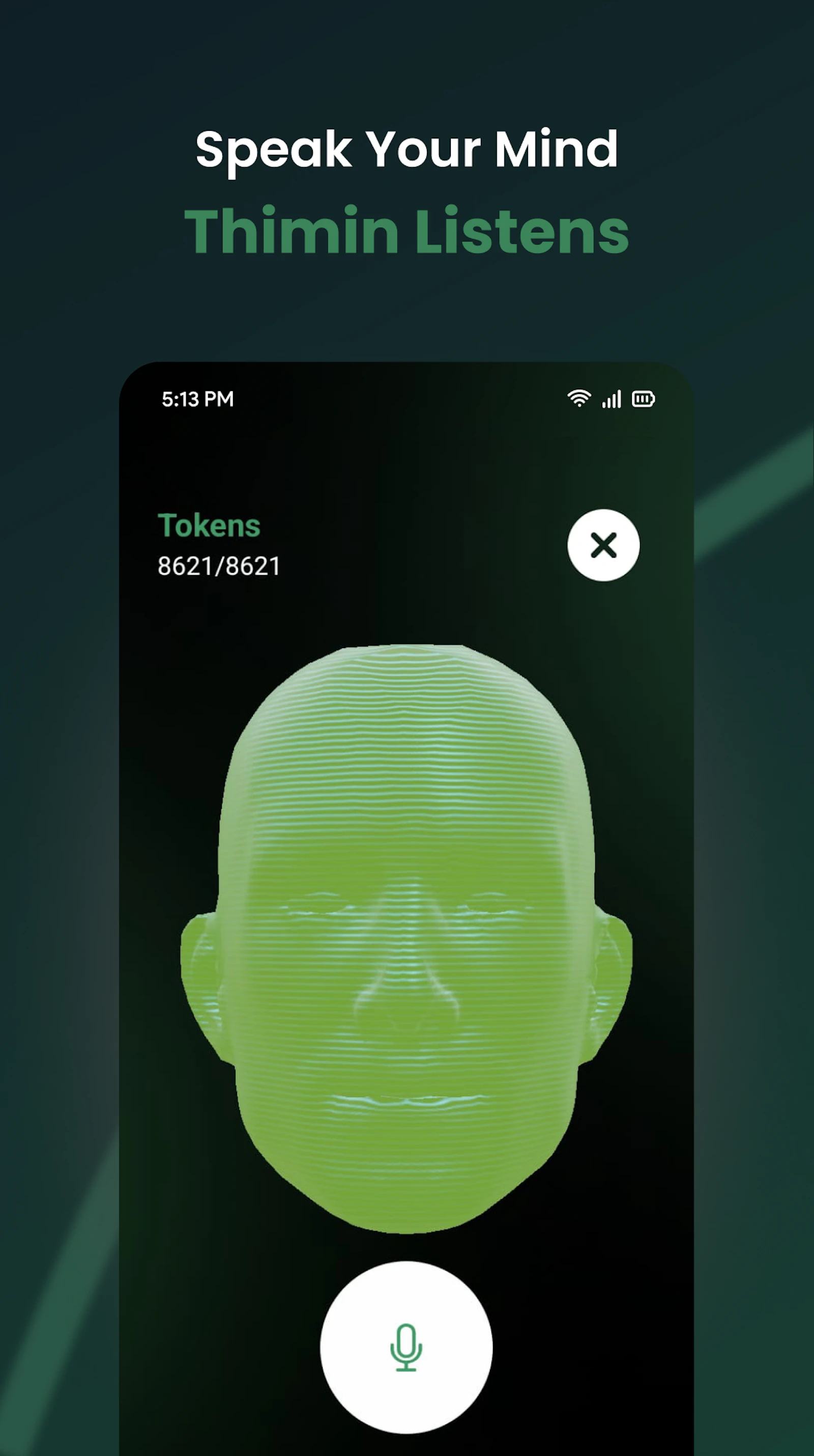 Thimin - Your voice-first private mentor screenshot 2