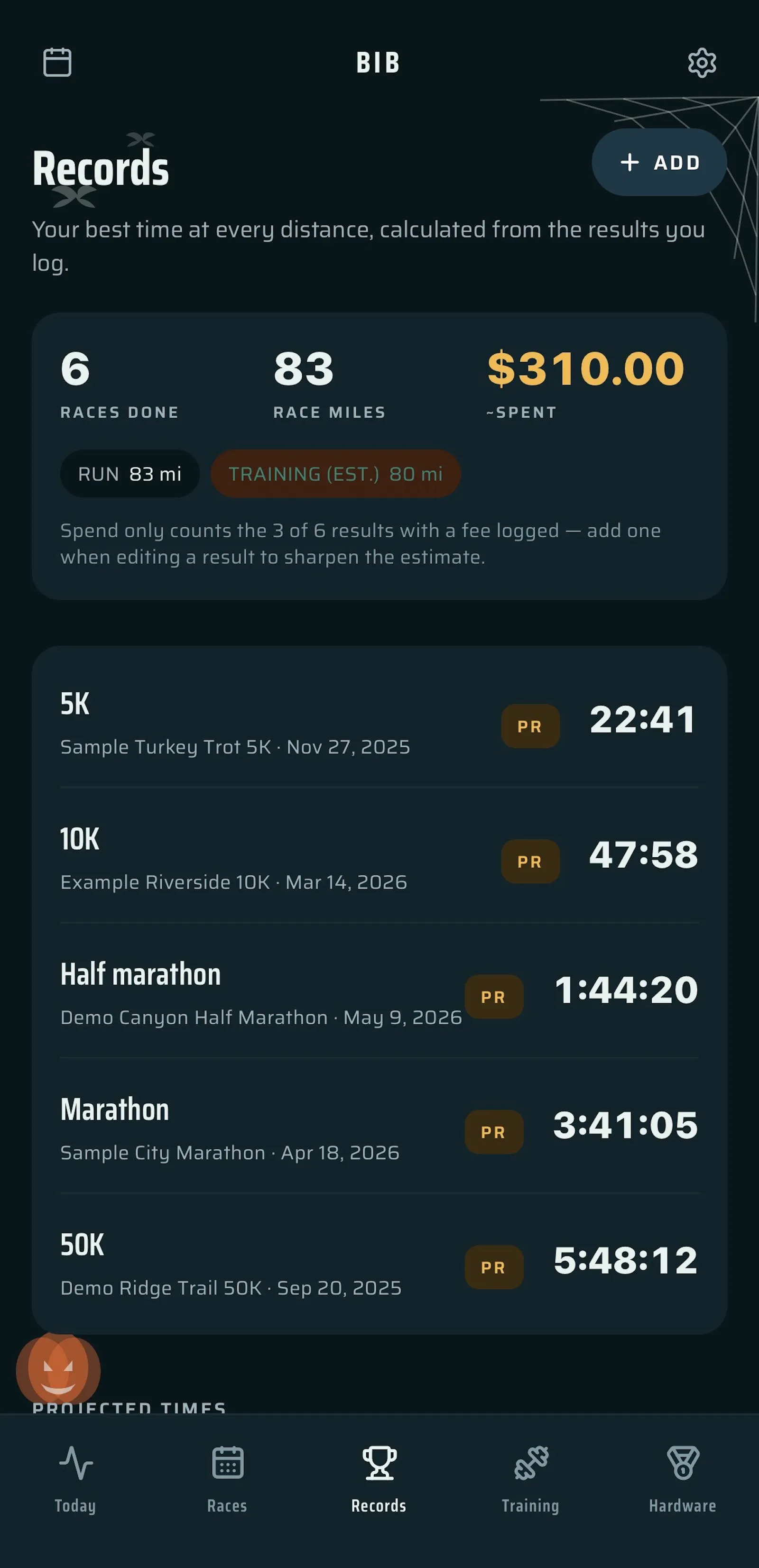 BIB Race Alerts screenshot 3