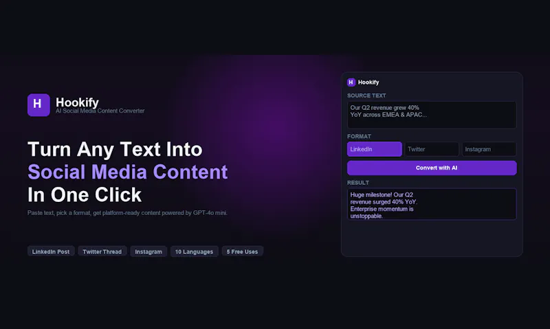 Hookify screenshot 2