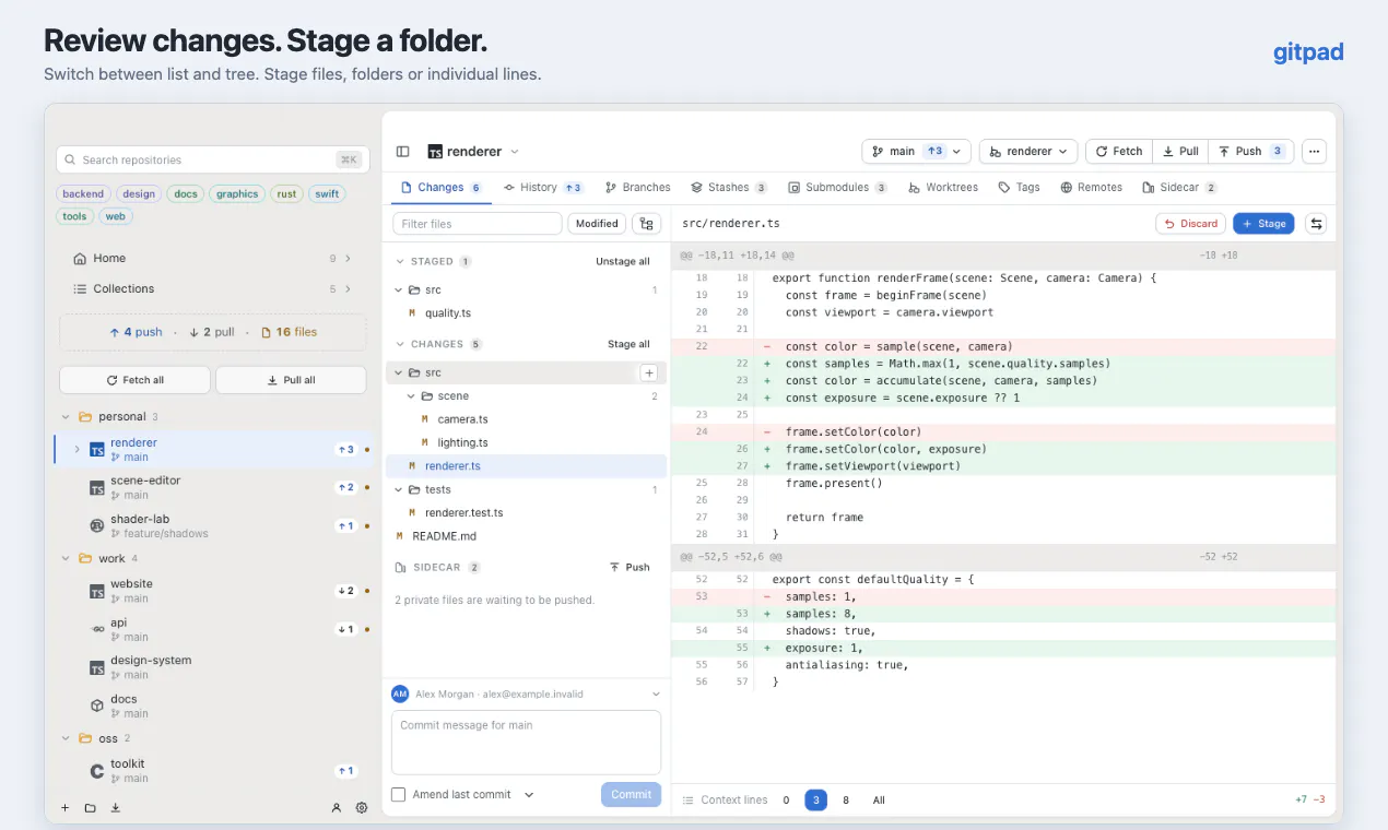 Gitpad gallery image