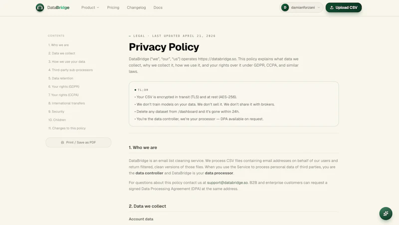 DataBridge screenshot 19
