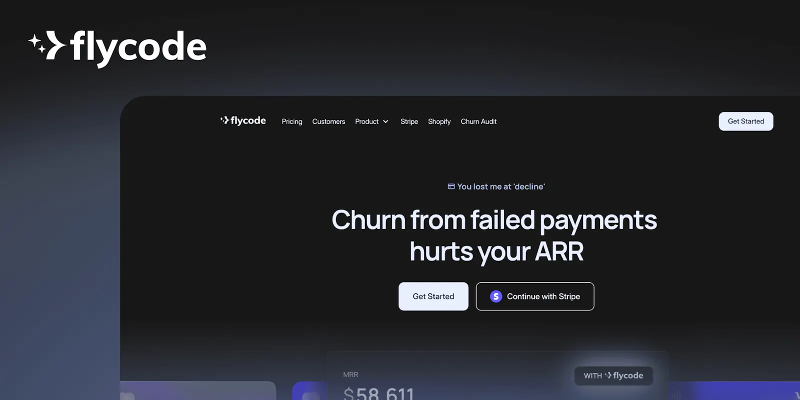 FlyCode: Failed payments for Stripe screenshot 1