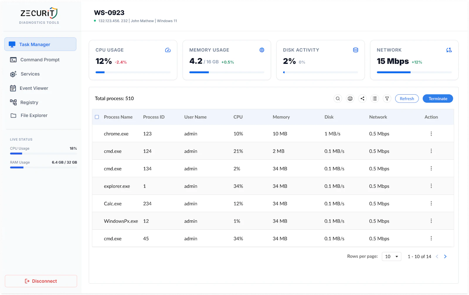 Zecurit Endpoint Manager screenshot 3