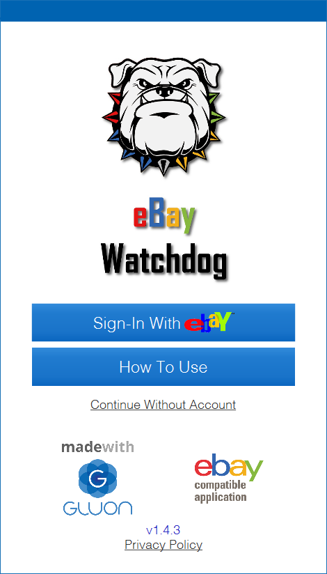 Watchdog for eBay gallery image