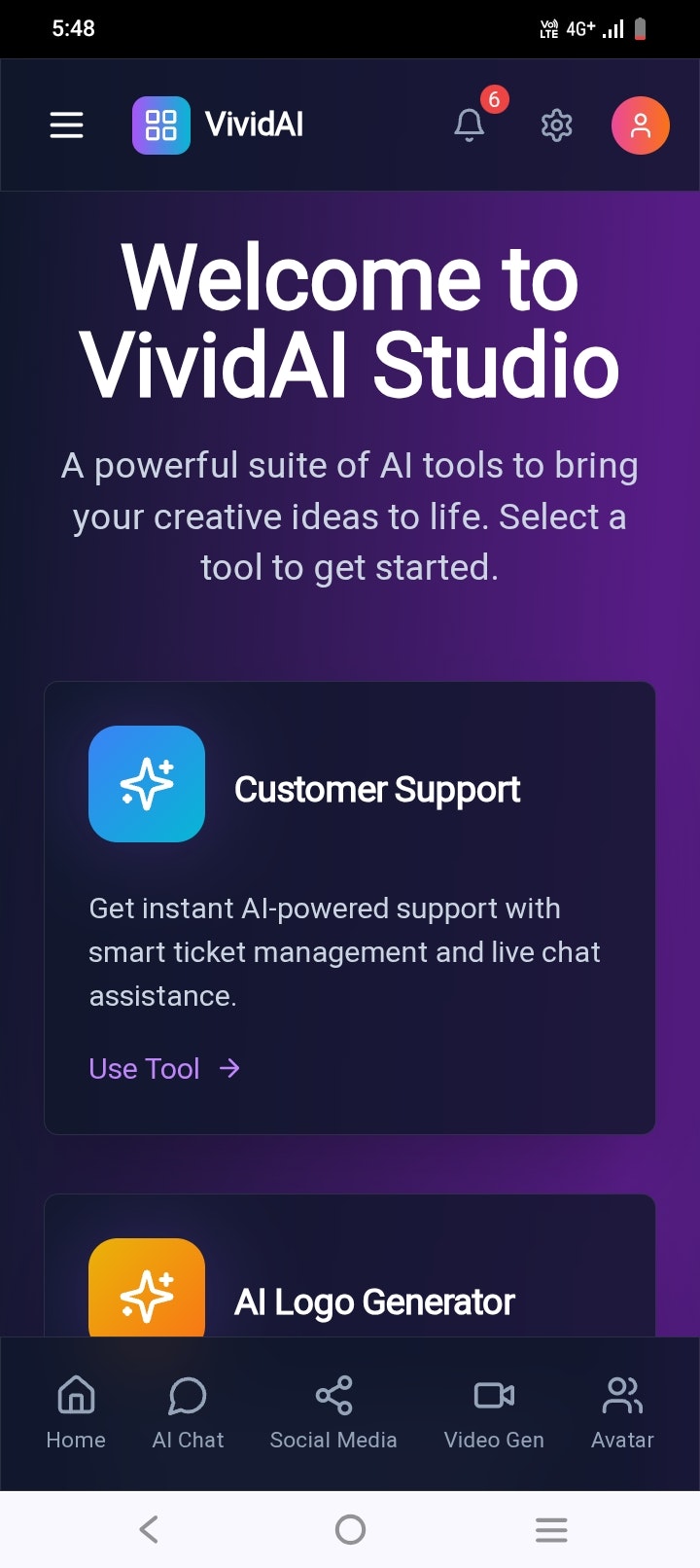 Mídia 4 de Ai vívida - Sua suíte de AI para criação de conteúdo do Web3.