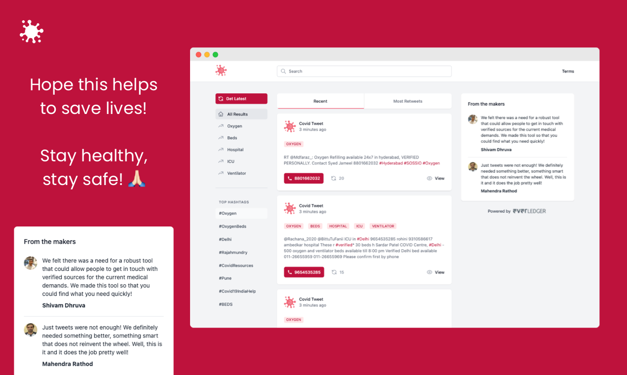 CovidTweet gallery image