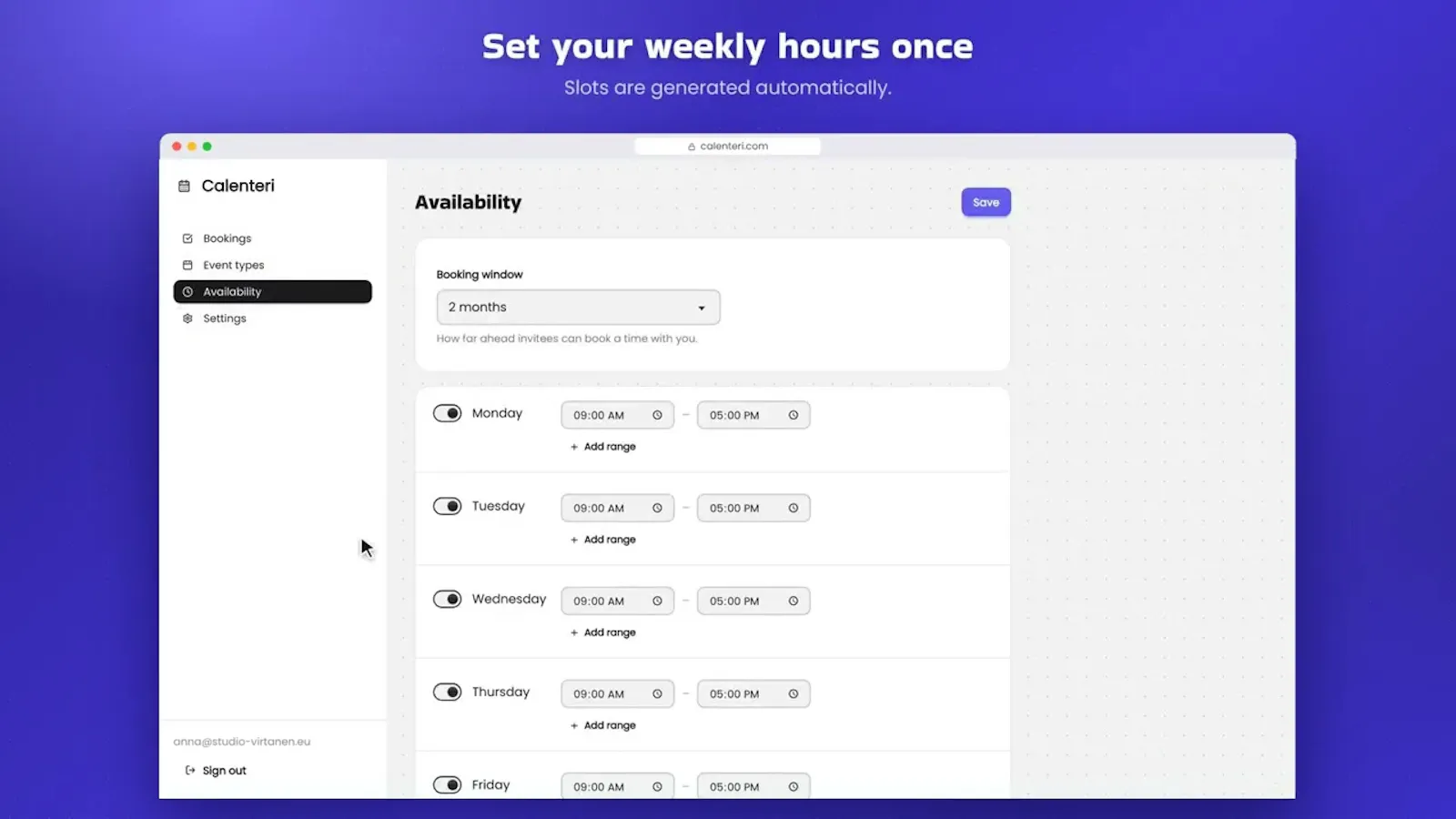 Calenteri screenshot 1 (video preview)