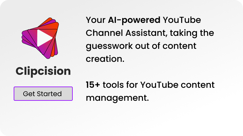 startuptile Clipcision-15+ tools for YouTube content management & optimization