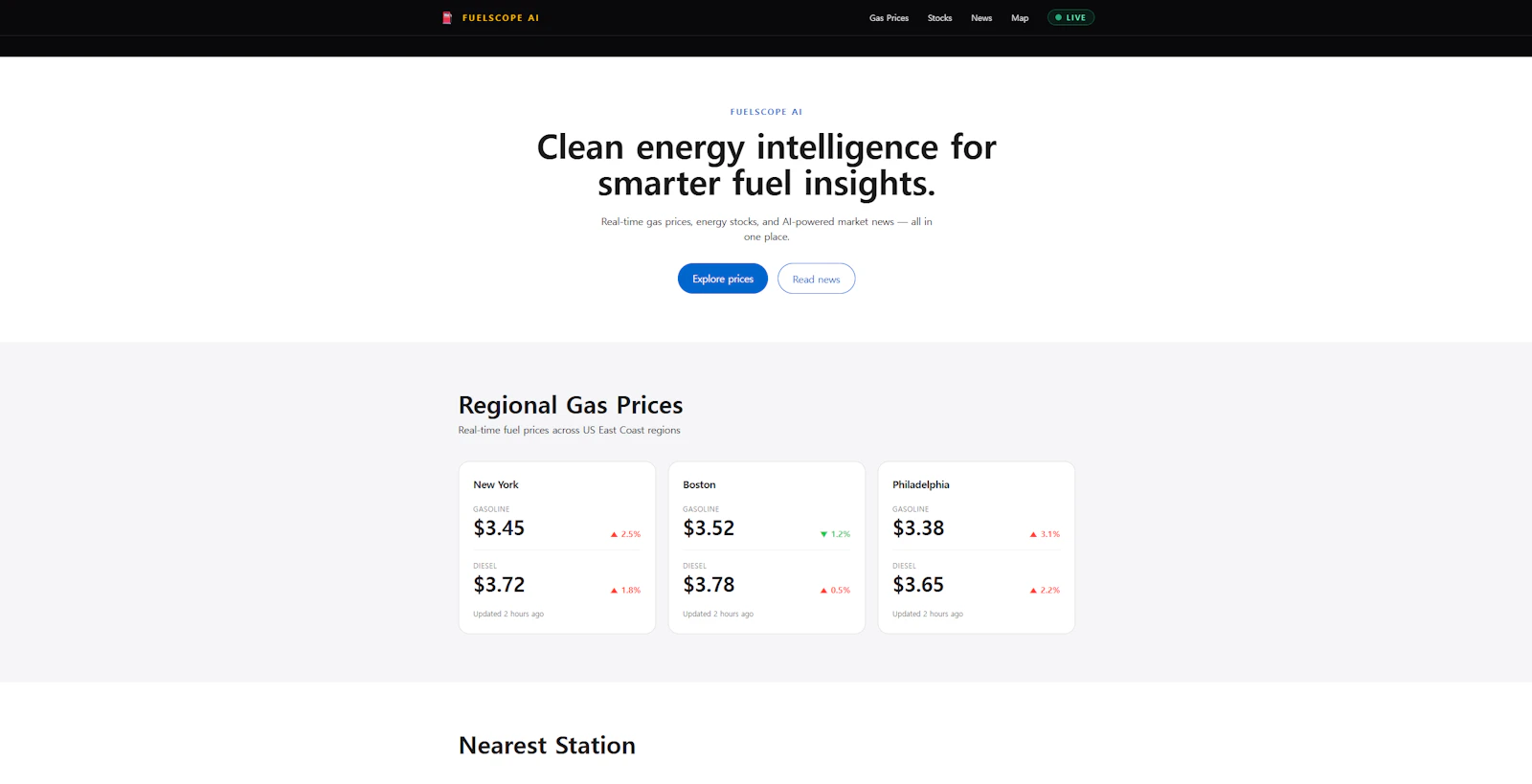 FuelScope AI screenshot 1