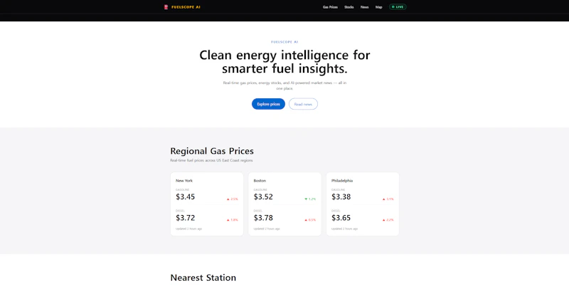 FuelScope AI screenshot 1