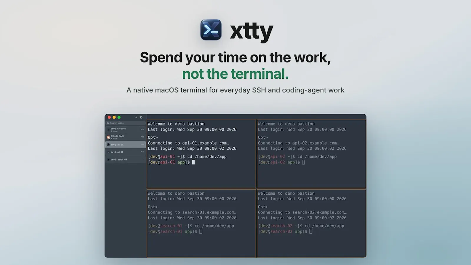 xtty screenshot 1 (video preview)