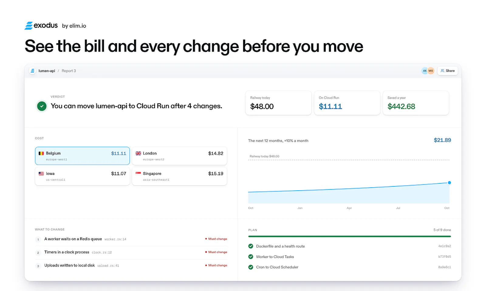 Exodus for Google Cloud Run screenshot 7