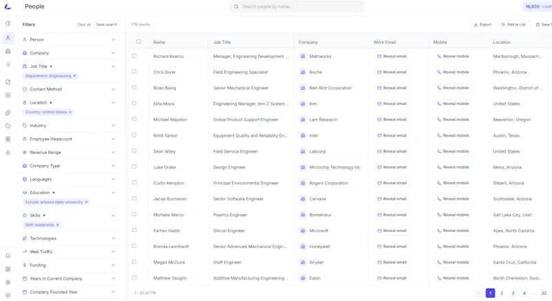 Leadvaro screenshot 2