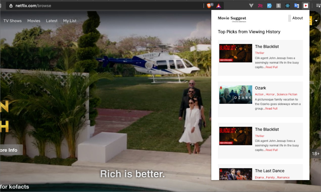 Netflix Movie Suggest gallery image