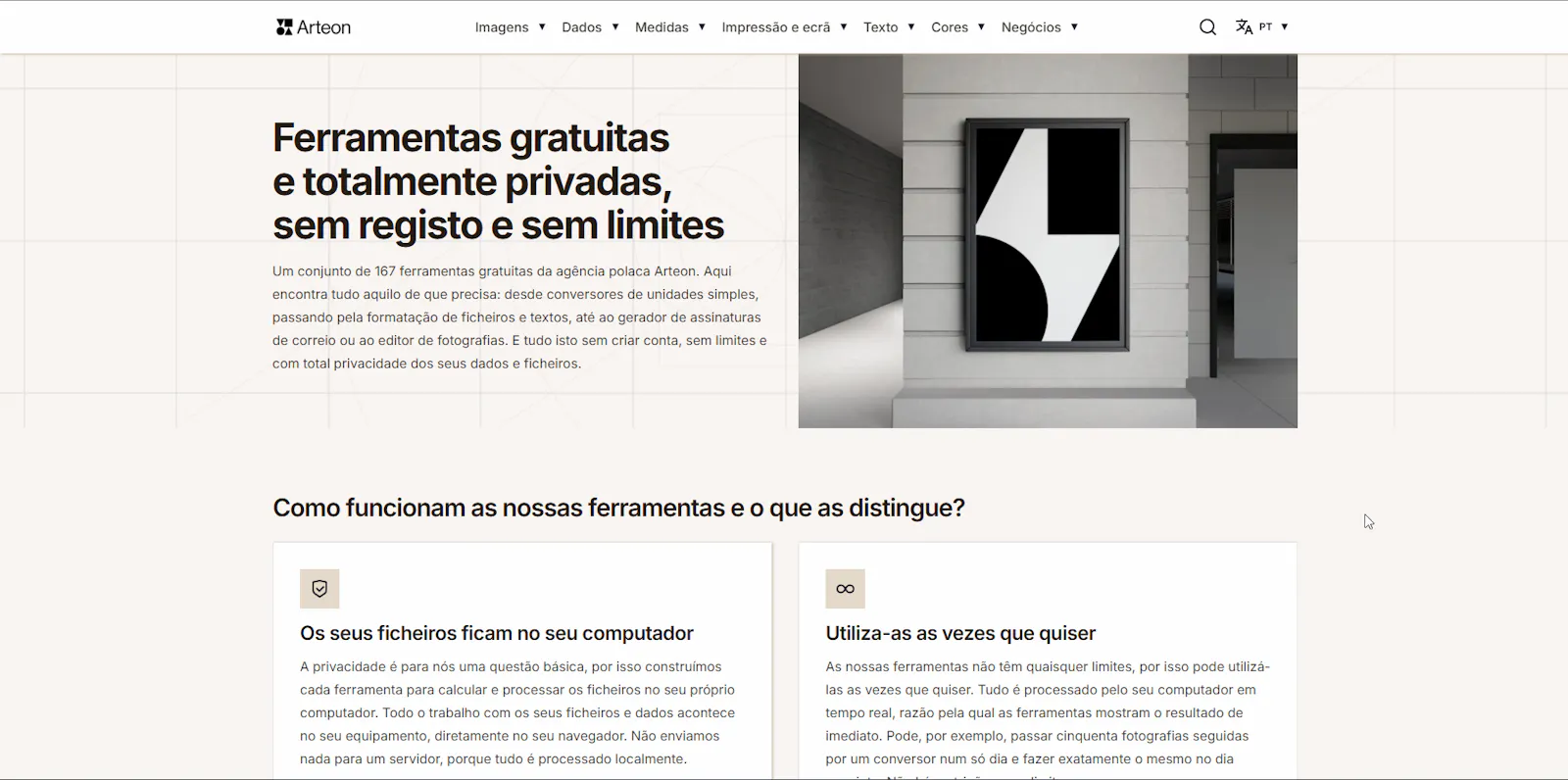 Arteon Tools (Portuguese Edition) screenshot 1