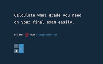Final Grade Calculator gallery image