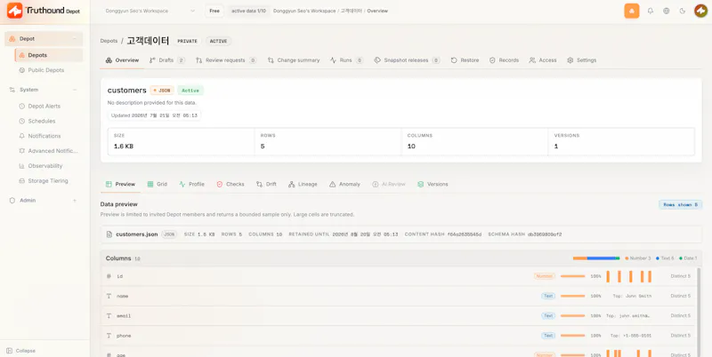 Truthound Depot Cloud screenshot 5