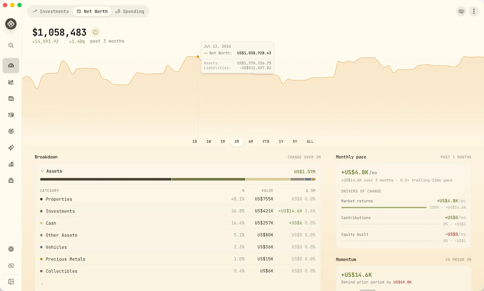 Wealthfolio screenshot 4