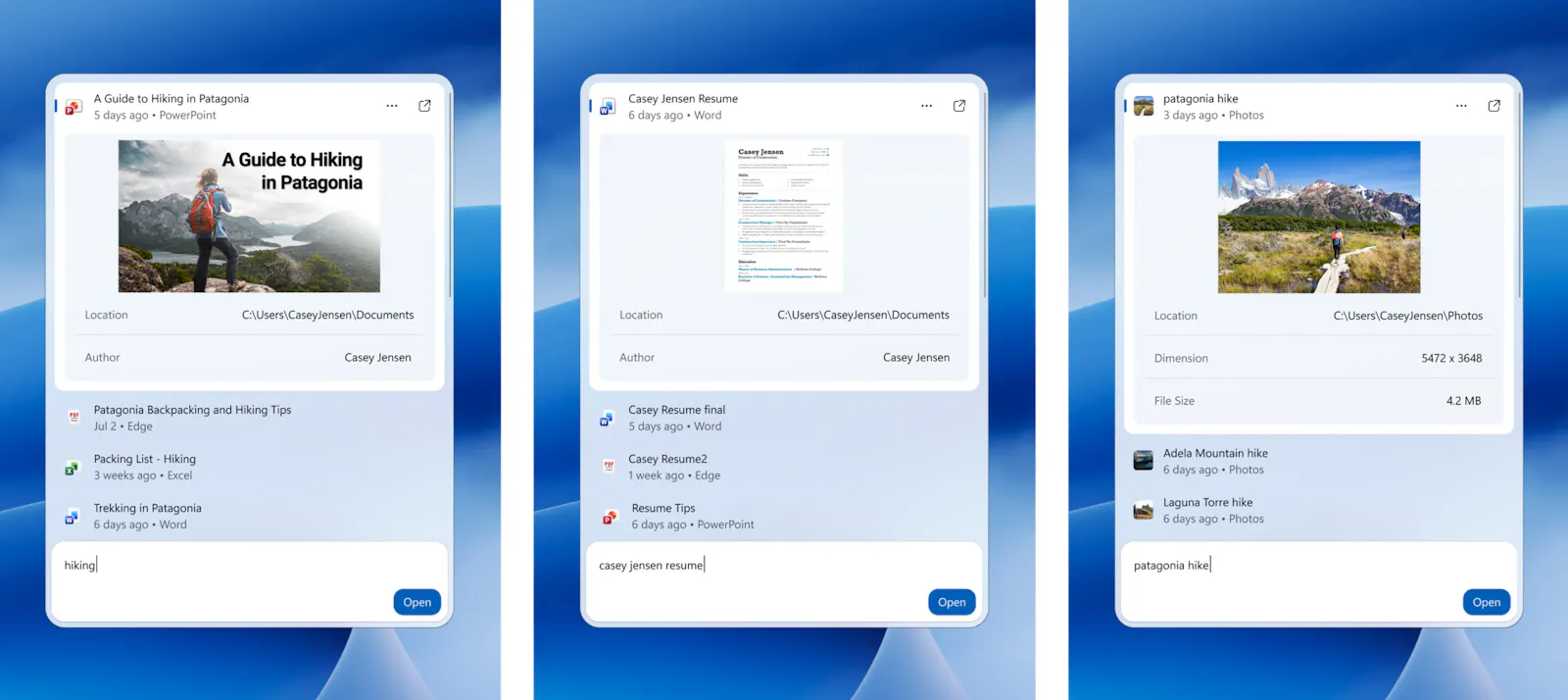 New Windows Search screenshot 2