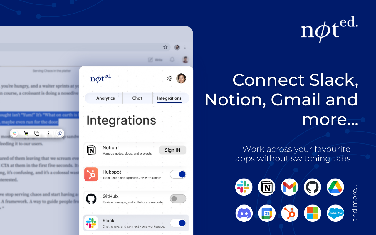 Noted. gallery image