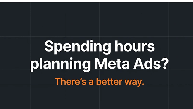 Meta Ads Campaign Planner screenshot 1