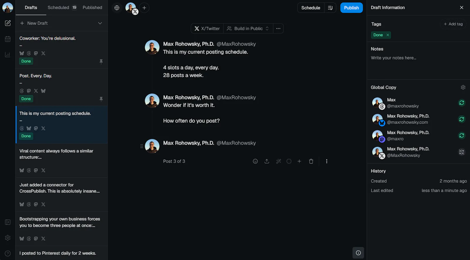 Crosspublish screenshot 6